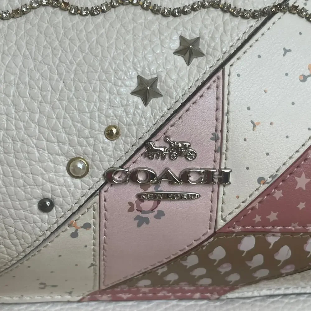 Coach Prairie Rivets Patchwork Backpack F66935 Leather Collectible
